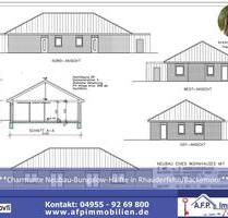 ***Charmante Neubau-Bungalow-Hälfte in RhauderfehnBackemoor***