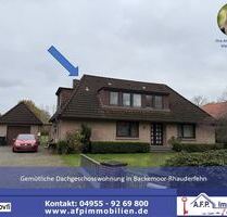 ***Gemütliche Dachgeschosswohnung in Backemoor-Rhauderfehn***