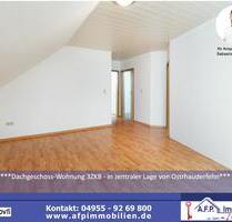 ***Dachgeschoss-Wohnung 3ZKB - in zentraler Lage von Ostrhauderfehn***