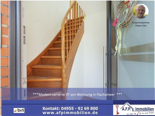 Startbild - Eingang - ***Moderne 97 m² Wohnung in Westoverledingen*** ***frisch renoviert***