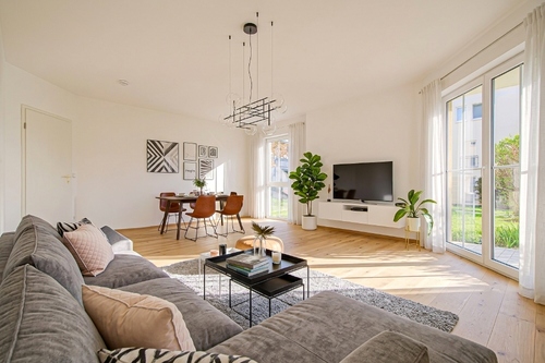 Einrichtungsbeispiel – Wohnen - 2 Zimmer Erdgeschoßwohnung in Dresden