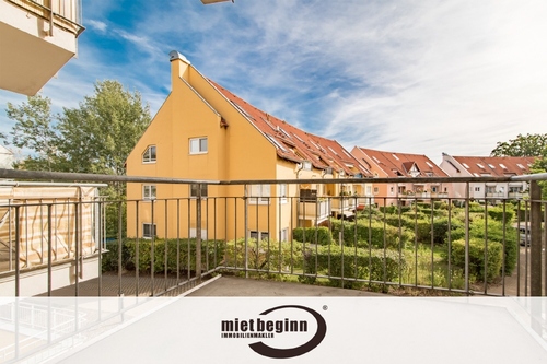 Blick vom Balkon - GUT VERMIETET – GEPFLEGTER ZUSTAND – BALKON – TG-STELLPLATZ