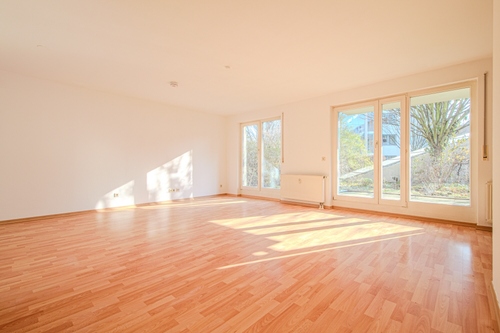 Wohnzimmer - 1 Zimmer Terrassenwohnung zum Kaufen in Dresden