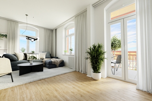 Wohnzimmer - 4 Zimmer Etagenwohnung zur Miete in Stolpen