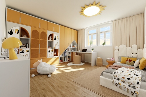 Kinderzimmer-Beispiel - Dachgeschoßwohnung mit 134,86 m&sup2; in Stolpen zur Miete