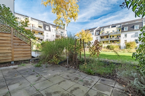 Terrasse - Terrassenwohnung mit 70,54 m&sup2; in Freital zur Miete