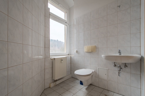 WC mit Fenster - 2 Zimmer Laden, Geschäft, Verkaufsfläche in Annaberg-Buchholz
