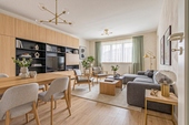 klasse Wohnzimmer - Etagenwohnung mit 67,31 m&sup2; in Borna zur Miete