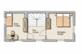Grundriss Obergeschoss - 