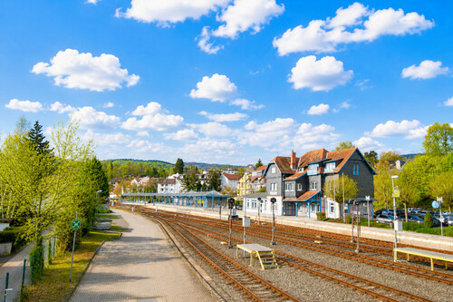 Kopfbahnhof nebenan - 