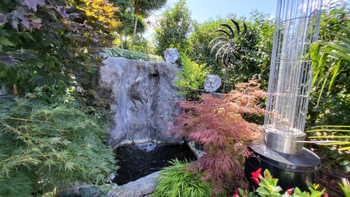 Brunnen an Sitzecker - 