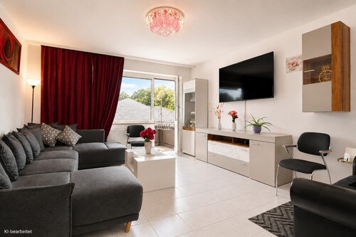 Wohnzimmer - 3 Zimmer Etagenwohnung zum Kaufen in Wiesbaden