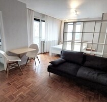 Großzügige moderne 1,5 Zimmer Wohnung mit Balkon - voll möbliert - Frankfurt am Main