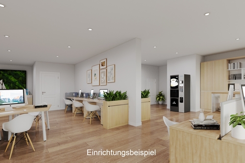 Einrichtungsbeispiel - Gewerbeeinheit mit vielen Möglichkeiten