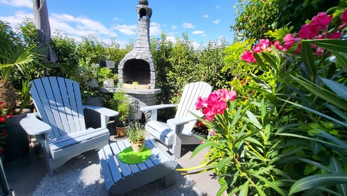 Sitzecke Garten - Doppelhaushälfte mit 191,00 m² in Mühlheim zum Kaufen