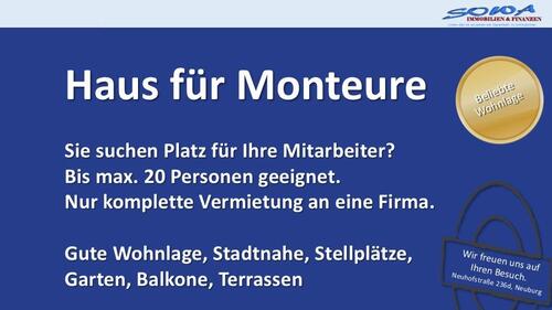 Foto - Haus für Monteure in Neuburg - Gute Wohnanlage, Parkplätze, Einzugsbereit! - Ein Objekt von Ihrem Immobilienpartner SOWA Immobilien und Finanzen