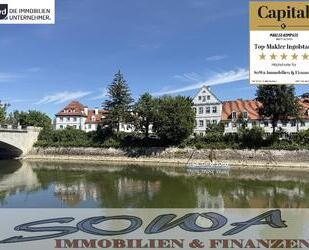 Leopoldineninsel - Schöne bezugsfreie 2 Zimmer Wohnung mit Balkon mit Blick auf das Schloss in einer beliebten Lage in der Stadtmitte in Neuburg - Ein Objekt von Ihrem Immobilienpartner SOWA Immobilie