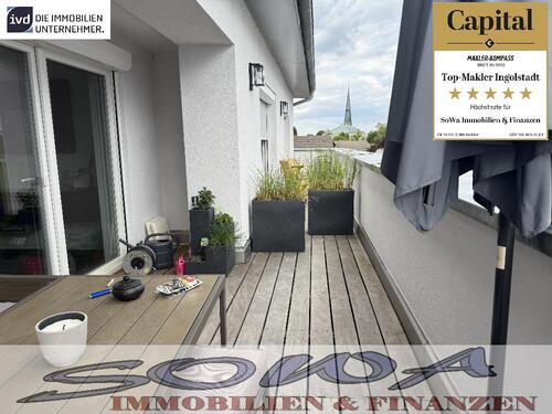 Foto - Exklusive 3,5 Zimmer Penthouse Wohnung mit Dachterrasse und TG-Stellplatz in Neuburg - Zentrumsnah! - Ein Objekt von Ihrem Immobilienpartner SOWA Immobilien und Finanzen