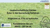 Foto - Mehrere landwirtschaftliche Flächen - Acker - in der Gemarkung Karlskron zu verkaufen - Landwirtschaftsflächen von Ihrem Immobilienpartner SOWA Immobilien und Finanzen