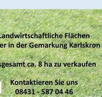 Mehrere landwirtschaftliche Flächen - Acker - in der Gemarkung Karlskron zu verkaufen - Landwirtschaftsflächen von Ihrem Immobilienpartner SOWA Immobilien und Finanzen
