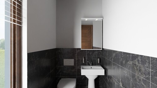 Gäste-WC EG - 9 Zimmer Einfamilienhaus in Waghäusel