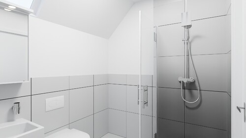 Duschbad En Suite Gästezimmer DG - 