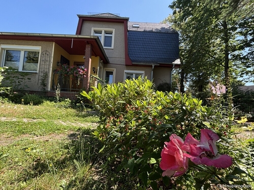 Blick vom Garten zum Haus - 