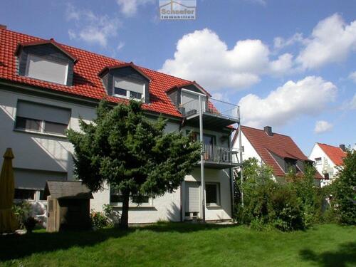 Hausansicht Rückseite - 3-Zimmer Wohnung im 1. OG in ruhiger Wohnlage in Bad Sassendorf
