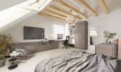 Dachgeschoss Studio Visualisierung - 