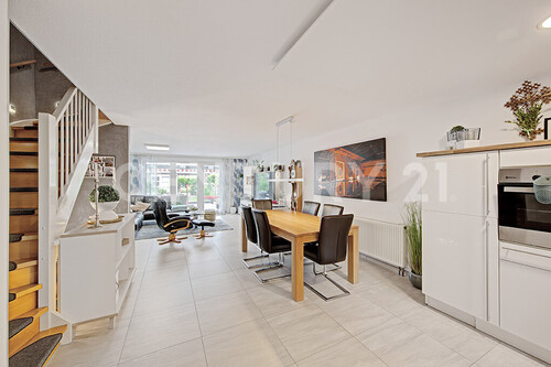 Wohn- und Essbereich - Reihenmittelhaus mit 125,00 m² in Dortmund zum Kaufen