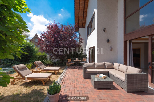 EG Terrasse Möbel-Visualisierung - 