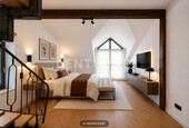 OG Schlafzimmer mit Galerie Visualisierung - 