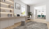 EG Arbeitszimmer oder bald Kinderzimmer (Visualisierung) - 8 Zimmer Doppelhaushälfte in Dortmund - Scharnhorst