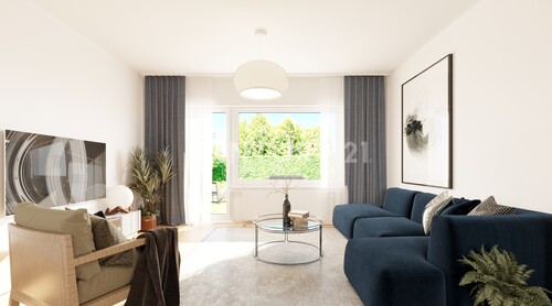 EG Wohnzimmer Visualisierung - 