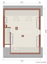 Grundriss Dachgeschoss - 