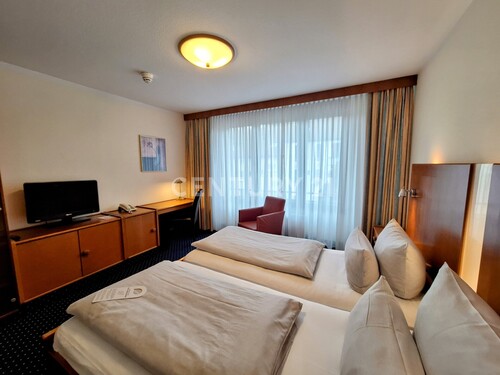 Schlafbereich - 1 Zimmer Hotel, Pension, Gasthof in Bochum