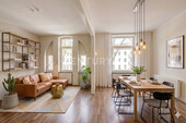 Esszimmer / Wohnzimmer Visualisierung - City - Refugium - mittendrin Wohnen