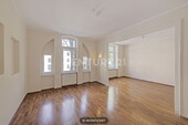 Wohnzimmer / Esszimmer - Möbel mit KI entfernt - Etagenwohnung mit 96,00 m&sup2; in Dortmund zum Kaufen