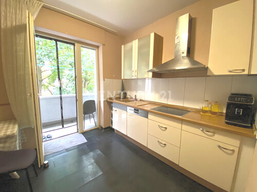 Küche mit Loggia - 3 Zimmer Etagenwohnung in Dortmund-Innenstadt Nord