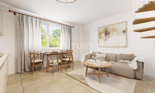 Wohnküche (Visualisierung) - 2 Zimmer Doppelhaushälfte in Schwerte