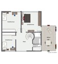 Grundriss Obergeschoss - 
