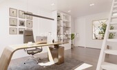 Visualisierung Homeoffice 3. OG - 