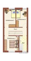 Grundriss Obergeschoss - 5 Zimmer Reihenhaus in Dortmund