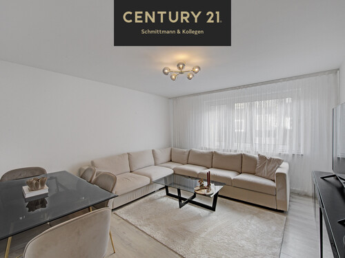 Wohnzimmer - Moderne 3-Zimmer-Wohnung im 1. Obergeschoss