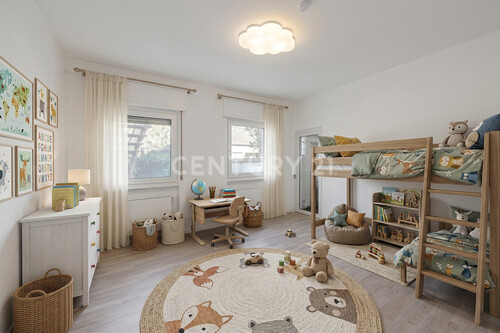 Wohnung rechts Kinderzimmer Visualisierung - 