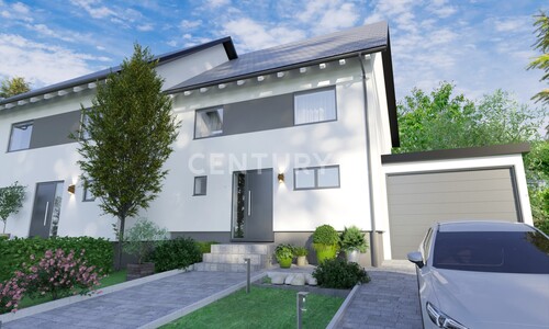 Regerstraße Visualisierung - Platz für Zukunft und Familie – Baugrundstück für Ihre Doppelhaushälfte in Menden-Hüingsen“