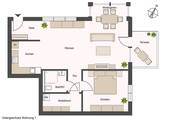 Grundriss - 2 Zimmer Etagenwohnung in Witten