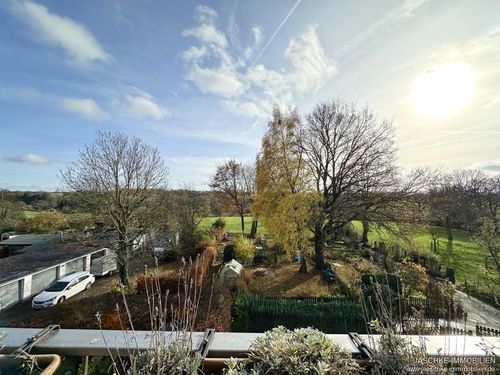 Aussicht Balkon in den Garten - 