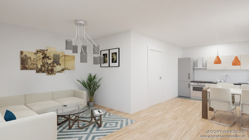 Wohnbereich - JÄSCHKE- Barrierefreie Neubau-Eigentumswohnung in Hückelhoven, ideal für Familien & Senioren