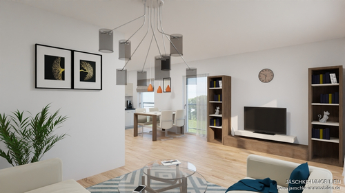 Wohnbereich - 3 Zimmer Etagenwohnung zum Kaufen in Hückelhoven-Hilfarth